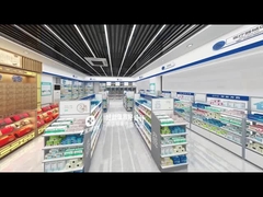 02-DYJYS005, Pharmacy Store Display ~96Sqm With 48 Main Pharmacy Store Fixtures