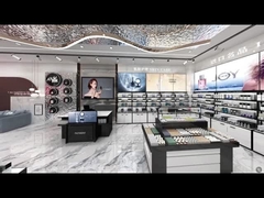 KLNS-R7 Open Top Display Skincare Display Cabinet with 40mm Soft Film Light Box