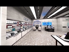 TJiS-BZ-02 Top Opening Translucent Design Skincare Display Cabinet with 9mm Crystal Blocks