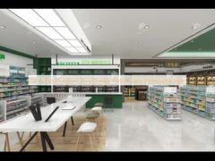04-XDZYS Pharmacy Shop Display With Modern Professional Style